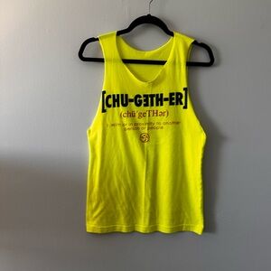 Zumba Fitness | Chugether ZIN Convention Neon Yellow Muscle Tee